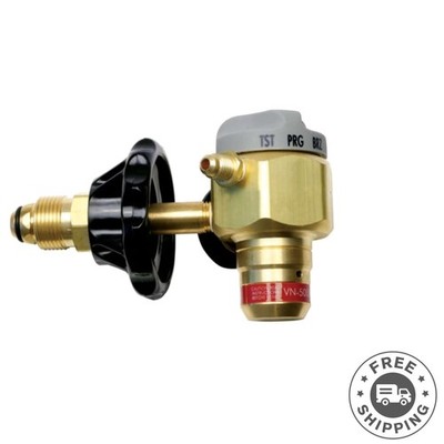 500 PSI Nitrogen Purging Regulator & Flowmeter - Brass Heavy-Duty Design