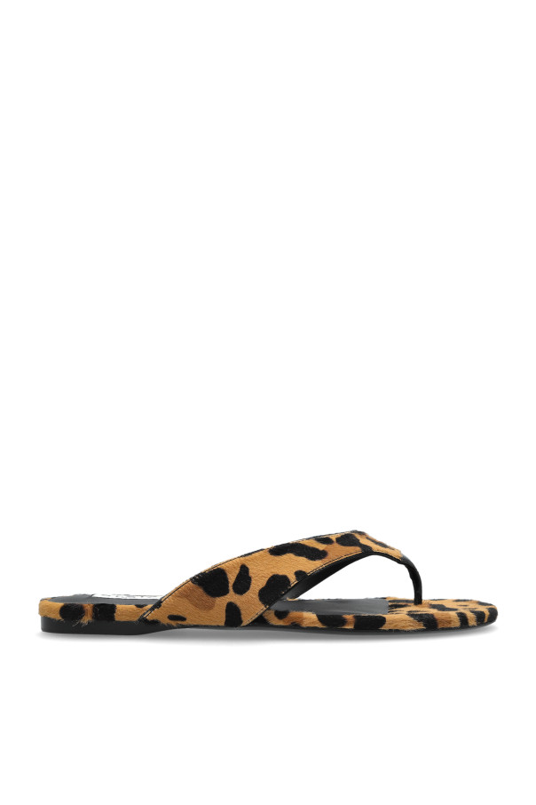 Alaïa - Women - Animal print slides - Brown