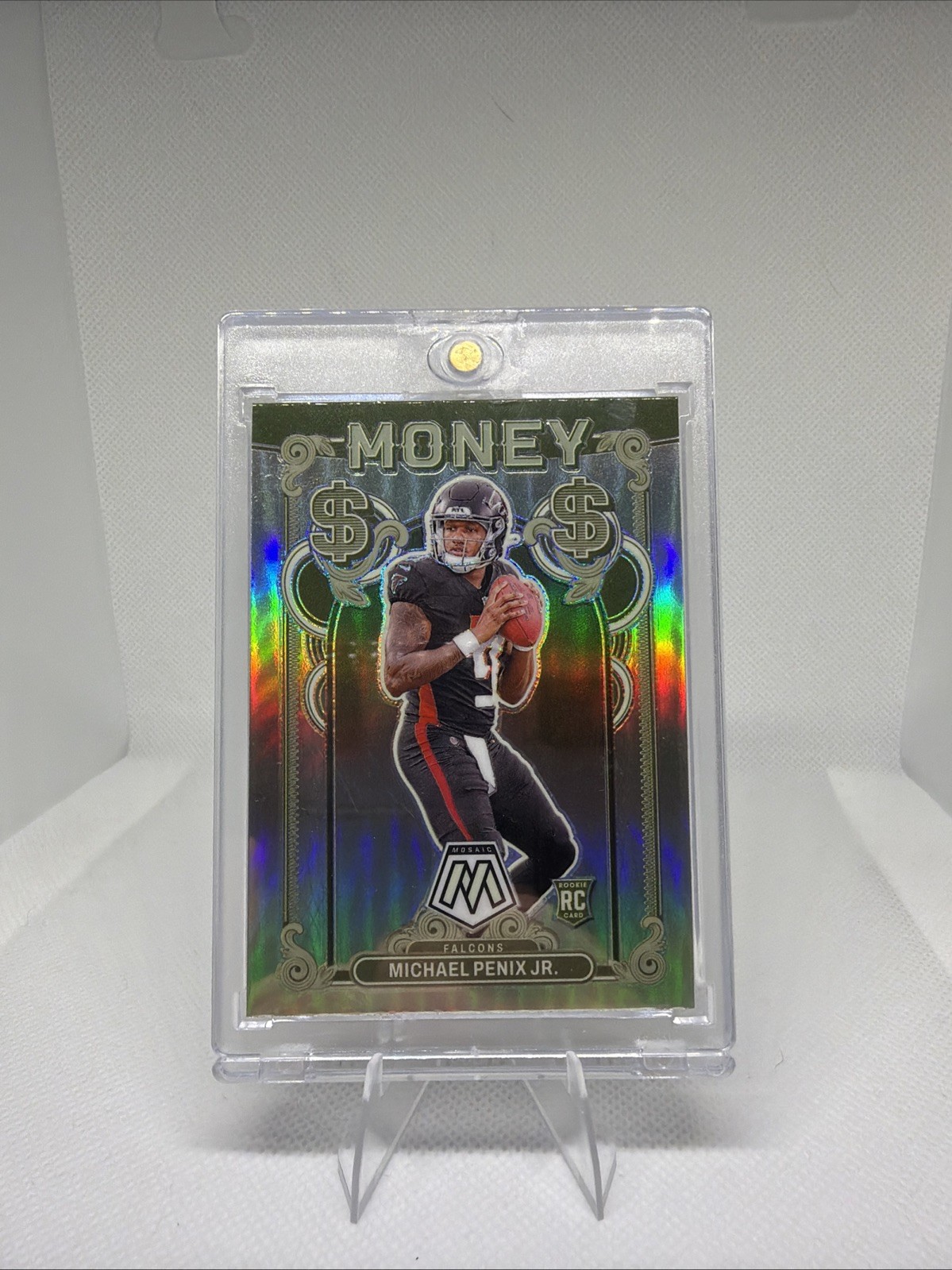 Michael Penix Panini Mosaic Money #5 Base