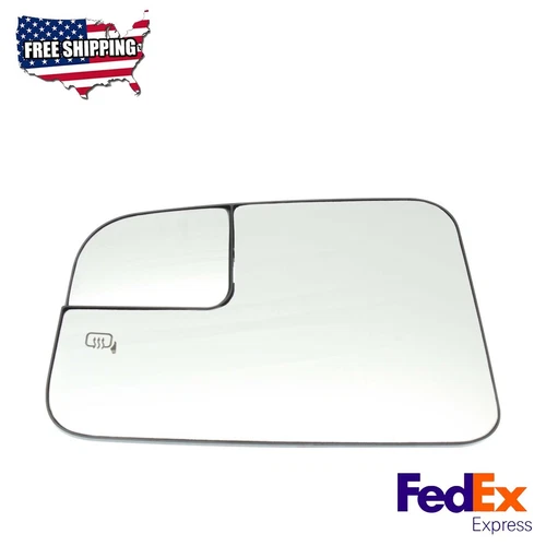 Mirror Glass Heated Driver Side Fits 2009-2011 Ford Edge Lincoln MKX