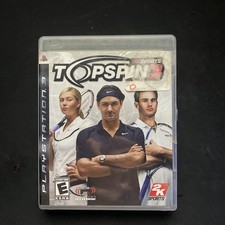 Top Spin 3 (Sony PlayStation 3) PS3 Complete with Manual Preowned