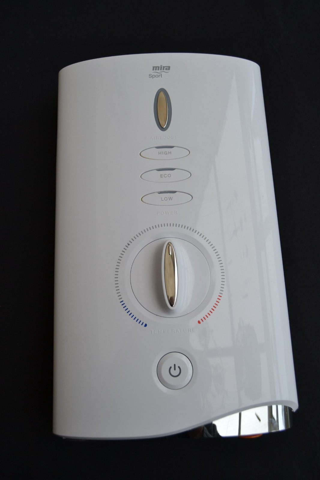 MIRA Sport Max 10.8kw with Airboost Manual Electric Shower. Serviced and Tested.