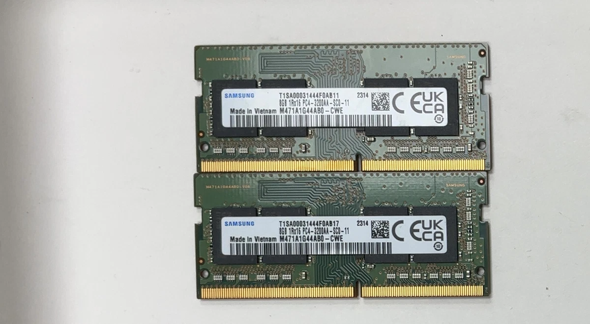 Samsung 8 GB Capacity per Module Computer RAM 16 GB Total Capacity