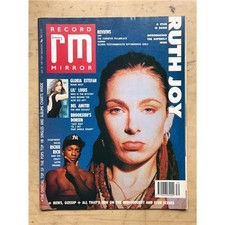 RUTH JOY RECORD MIRROR MAGAZINE JULY 29  1989 - RUTH JOY COVER + FEATURE INSIDE 