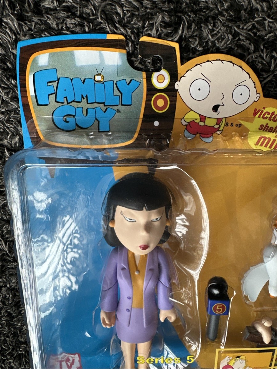 FAMILY GUY SERIES 5 TRICIA TAKANAWA ACTION FIGURE Mezco PURPLE