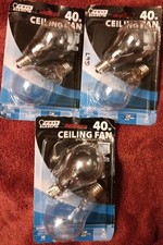 6 Feit Intermediate Base Clear Fan Bulbs