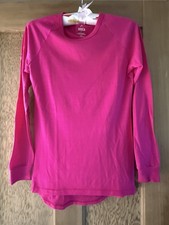 Avoca Womens Merino Long Sleeved Top Size S  Pink