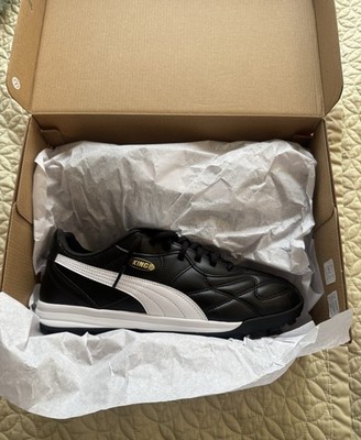 PUMA King Top TT Men s Soccer Turf Shoes K-Better Black/White 108473-01