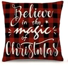 Christmas Decorations Christmas Pillow Covers 20x20 Inch Set of 4 Farmhouse — photo 10