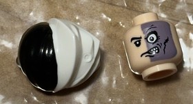 LEGO Two-Face Minifigure bat004 7781 BATMAN I 2006 Two Face's Escape w/ Coin+Gun