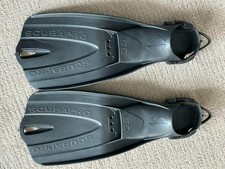 Scubapro Go Travel Fins Black, Size XL for Scuba Diving Snorkeling