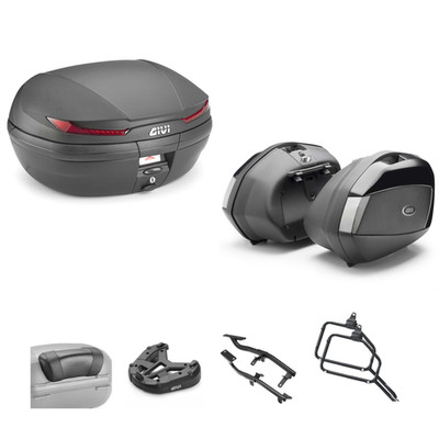 Set GIVI Panniers V45N & Side Cases V35NT for Yamaha MT-07 Tracer 700 2016-2019