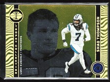 2023 Panini Illusions Trophy Collection Gold Luke Kuechly / Shaq Thompson 4/10