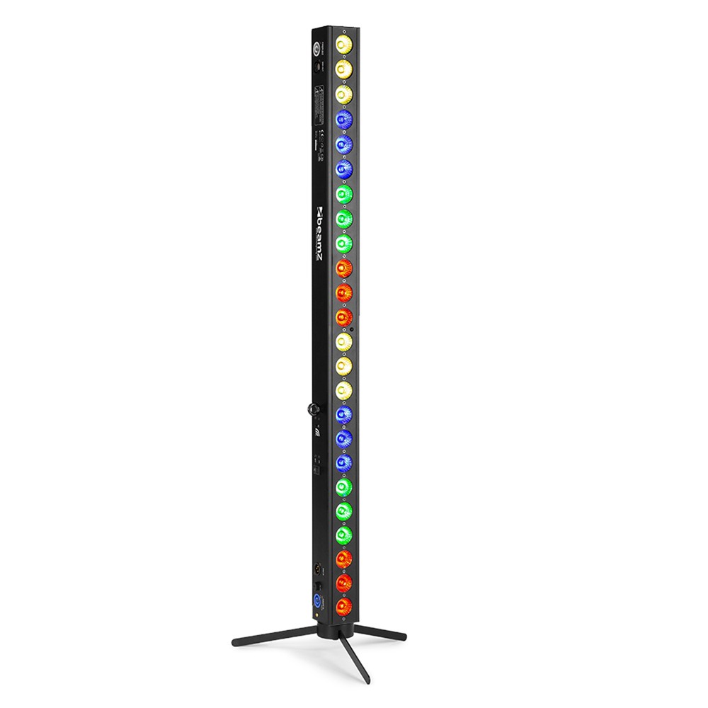 BeamZ BBB243 Battery Powered LED Light Bar 24x 3W RGB - Wireless Uplighters