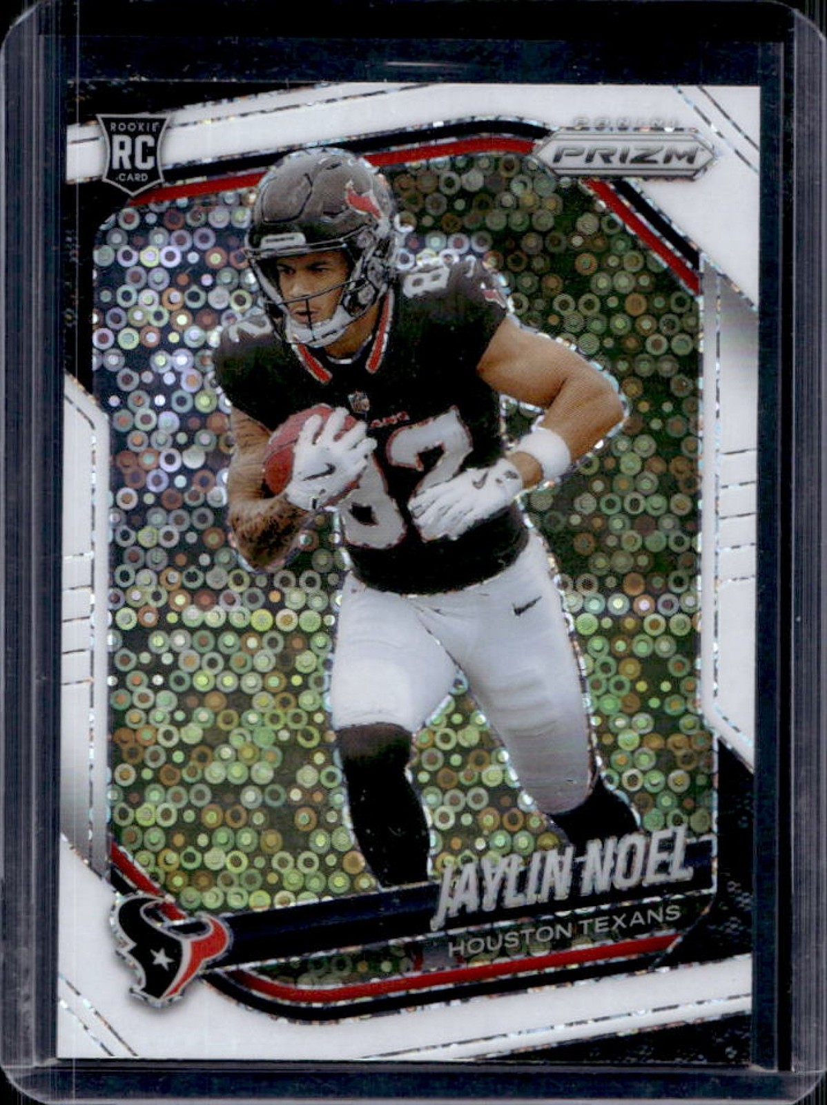 2025 Panini Prizm Jaylin Noel RC White Disco Rookie #386 Texans