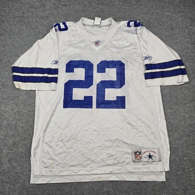 Vintage Reebok Emmitt Smith JerseyDallas Cowboys Mens XL White NFL Football 22