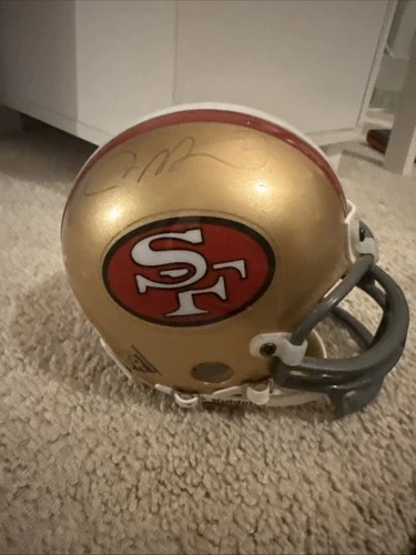 San Francisco 49ers Mini Helmet – Signed – No COA – Autograph Fading