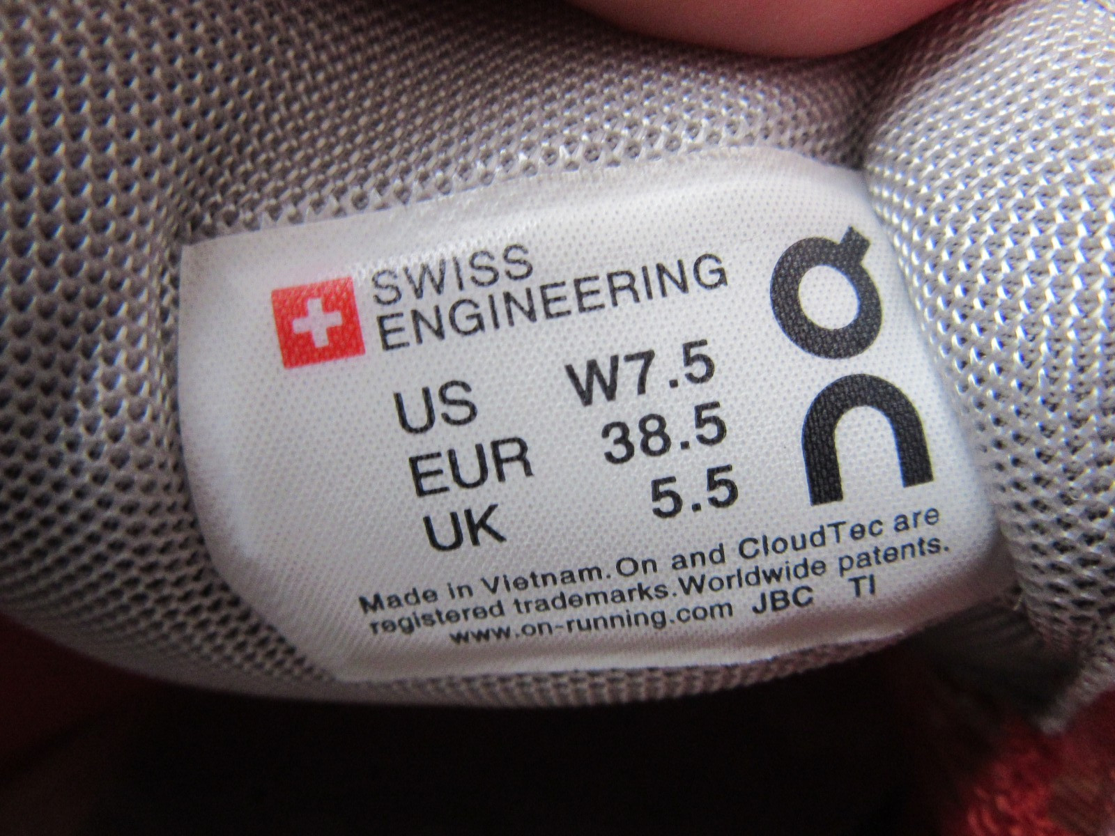 ON CLOUD On Running Cloudflow Rust/Rose Lace Up W… - image 7