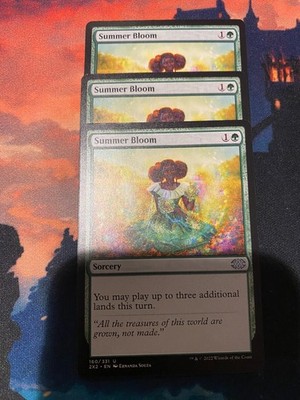 MTG Double Masters 2022 Summer Bloom x 3