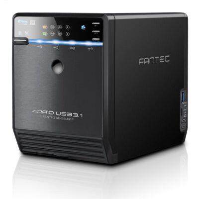 Fantec QB-35U31R Disk Array Mac/Windows Kompatibel SATA HDD/SSD RAID USB-C