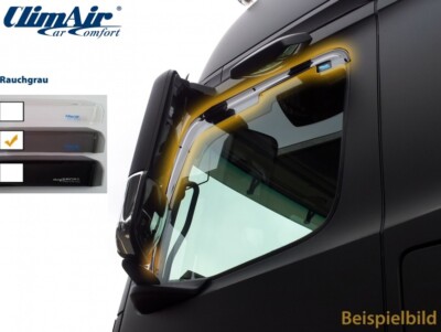 ClimAir Windabweiser für MERCEDES BENZ ATEGO II LINKSLENKER , rauchgrau
