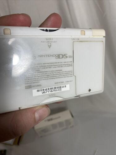 Nintendo DS Lite Handheld Polar White CIB Fully Complete Matching Serial Number! - Picture 18 of 19