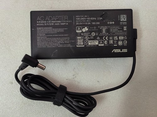 Original 20.0V 9.0A 6.0mm A20-180P1A For Asus TUF F15 FX506HC 180.0W AC Adapter - 第 1/6 張圖片