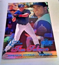 1998 Flair Showcase Legacy Coll Row 2 #45 Tim Salmon 065/100 Anaheim Angels