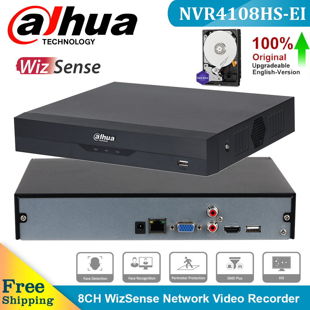 Dahua NVR4108HS-EI 8CH 8MP NVR IP Home Video Recorder for Security
