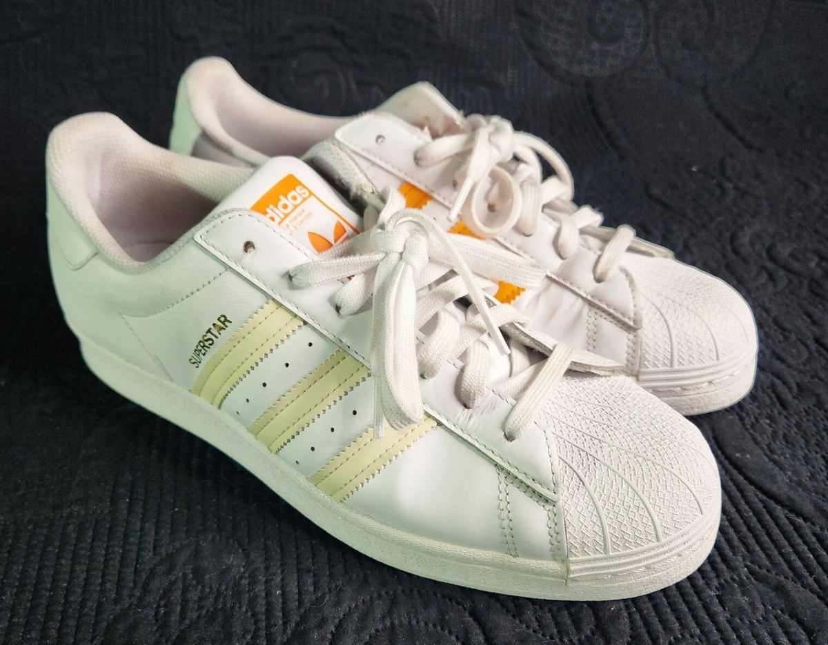 靴 Adidas Superstar Adidas Superstar Shelltoe Sneakers White Shoes Mens Size 9.5