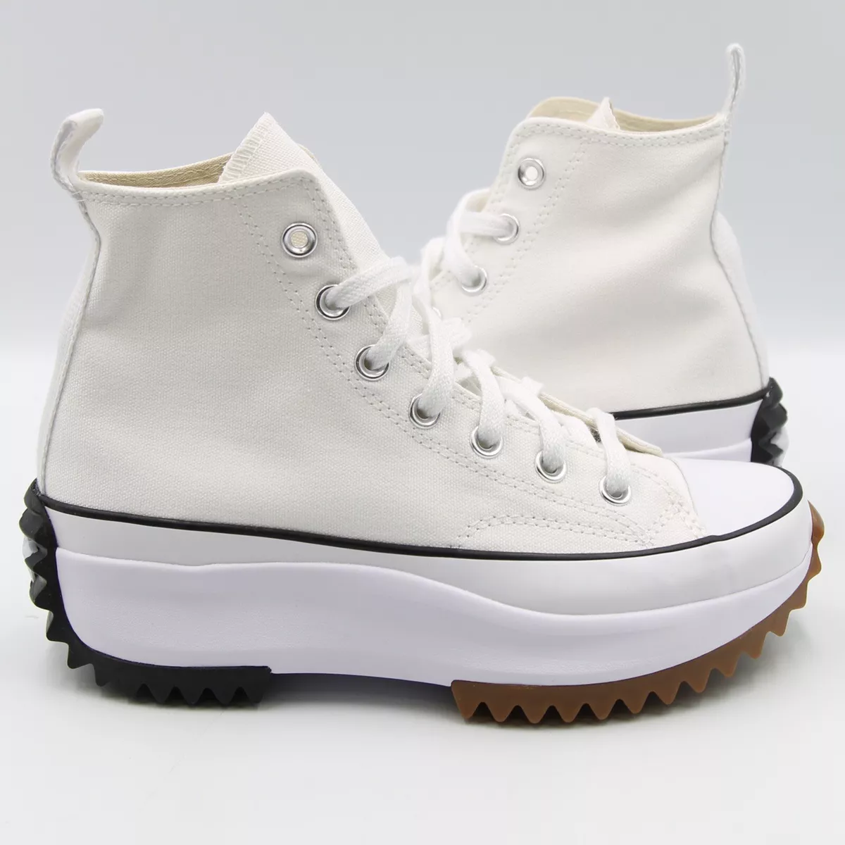 Converse Run Star Hike High Women's White Black Gum C Multiple Sizes New