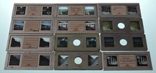 LOT OF 25 STEREO SLIDES 1950S SOME METAL FRAMES TRAVEL, PARIS, FLOWERS