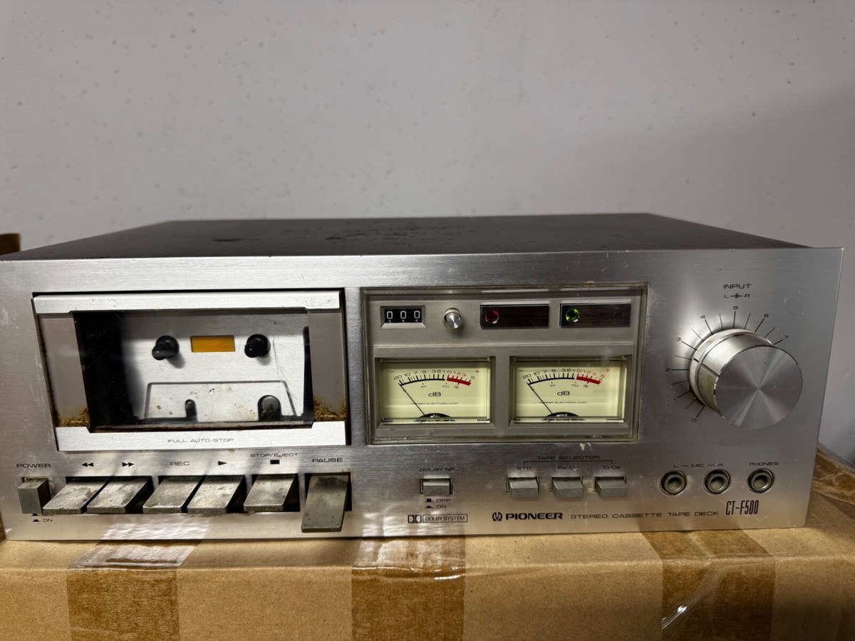 Pioneer CT-F500 Stereo Cassette Tape Deck | eBay