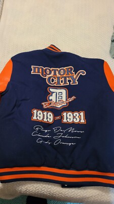 Headgear Classics Mens 1919 Detroit Stars Baseball Varsity Jacket