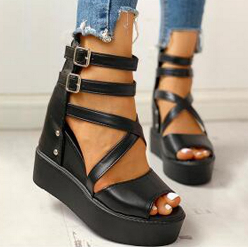 peep toe sandals
