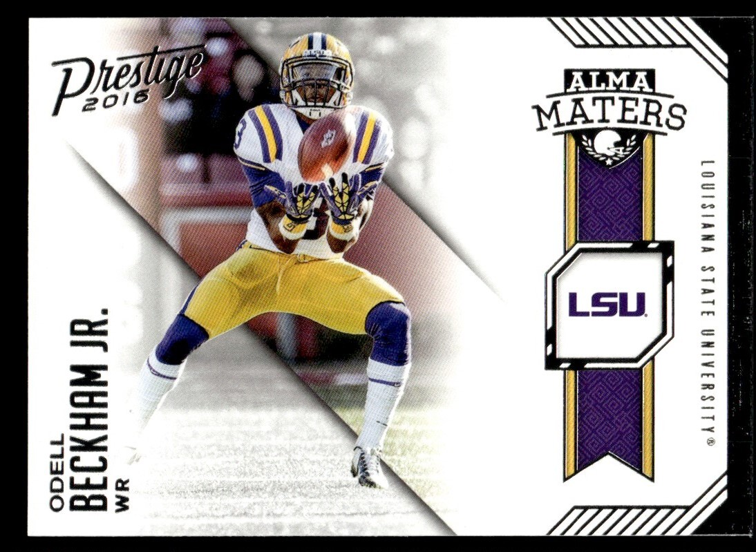 2016 Panini Prestige Alma Maters ODELL BECKHAM JR #14 LSU Tigers