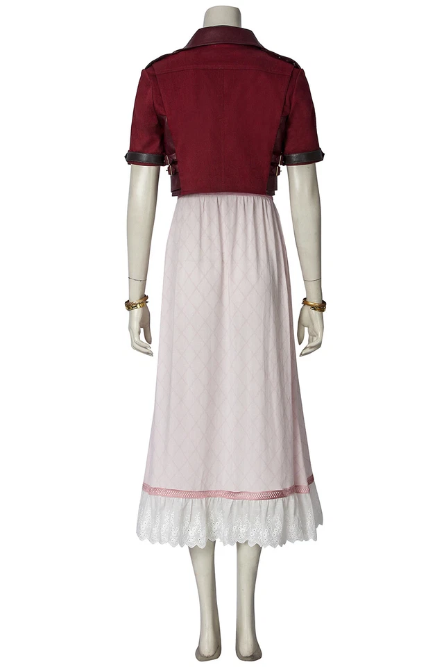 FINAL FANTASY VII Remake FF7 AERIS Aerith Cosplay Kostüm Costume Outfit new V - Bild 4 von 4