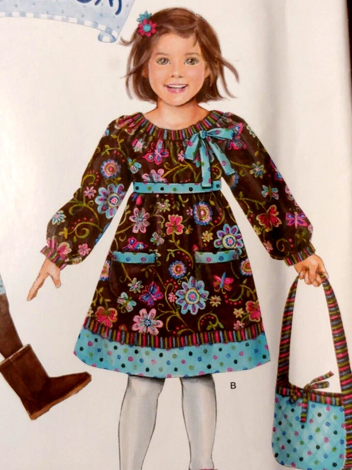 NEW 0701 Simplicity (2010) Daisy Kingdom Girls Dress, Jacket & Bag, Sz.  5-6-7-8 - Image 2 of 4