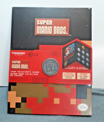 Super Mario Bros. Coin Collector's Album With Coin New Sealed