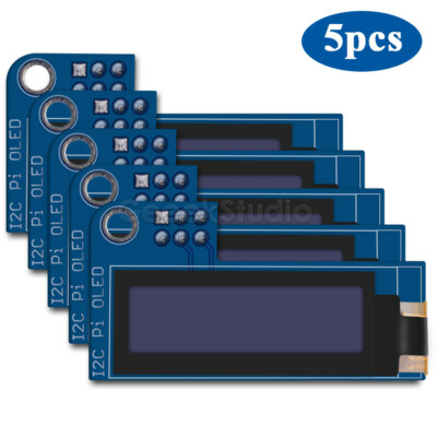 5PCS 0.91 inch I2C oled OLED Module 128X32 LCD Display Module For Raspberry Pi 4