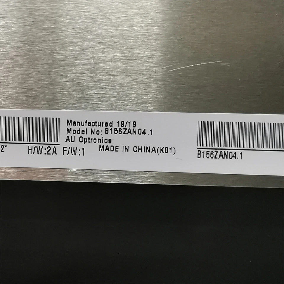 4K 15.6"UHD IPS LAPTOP LCD Screen AUO B156ZAN04.1 AUO41EB 500nit HDR eDP 40PIN - Image 2 of 2