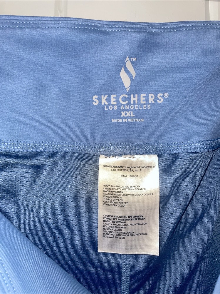 Skechers Blue Tennis Skirt Plus Size 2X  