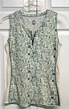 Club Ride T-Shirt Womens Small Teal Ride Daily Sleeveless Graphic Bicycle