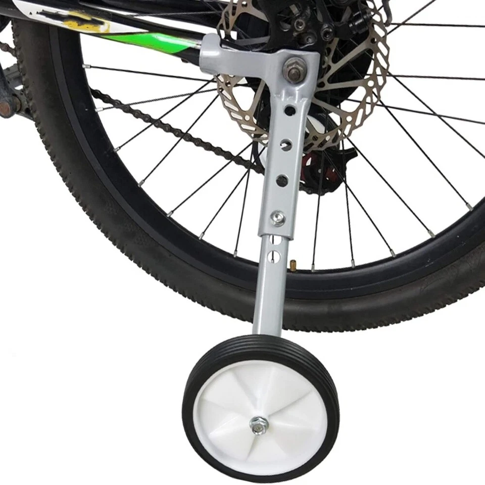 Adjustable 16"- 24" Adult Bicycle Bike Heavy Duty Training Wheels Black AU - image 2 of 4