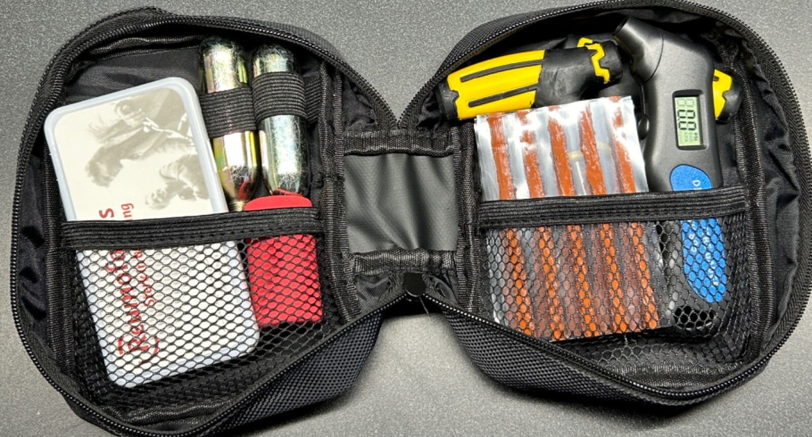 Trail ATV UTV Tire Repair Kit Tube Patch Plug CO2 Cartridge Inflation PMSUTAH 