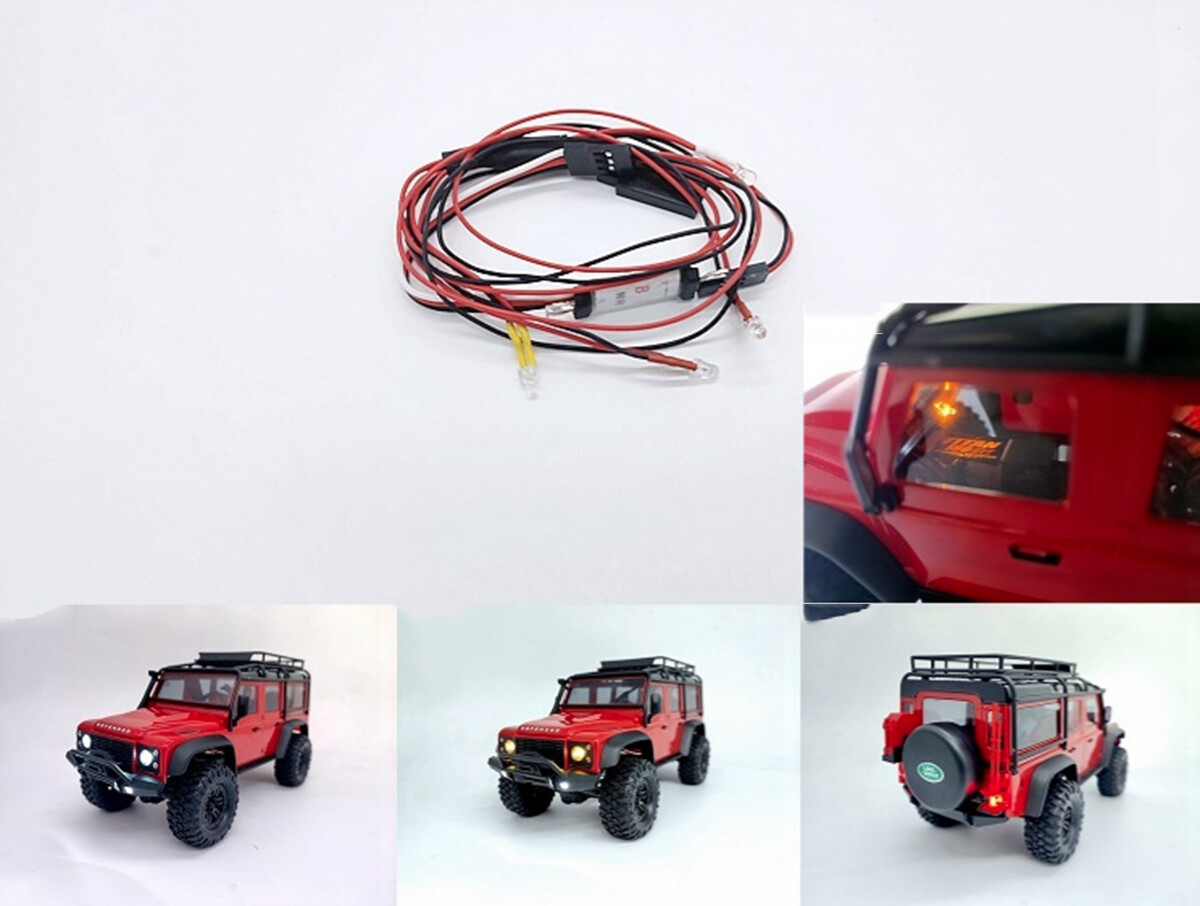 SY-RC SY-T4M LED Light Kit For Traxxas TRX-4M 1/18 Land Rover Defender RC ACUS
