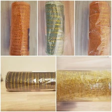 Dollar Tree Crafter's Square 6" Deco Mesh Rolls Variety of Colors Available