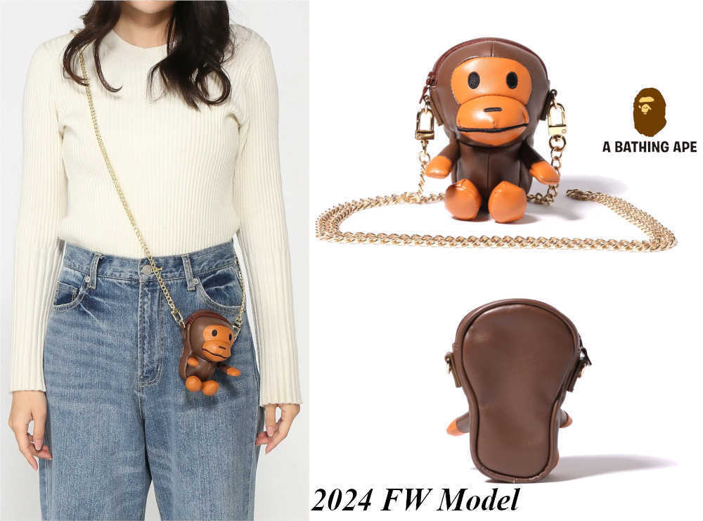 A Bathing Ape Chain Strap Mini Shoulder Bag 2024 FW Model A Bathing Ape Chain Strap Mini Shoulder Bag 2024 FW Model