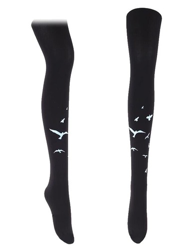 Collant H & Nathalie Motif Géométrique 20D Noir Taille TU (maxi T42) - Neuf Avec étiquettes