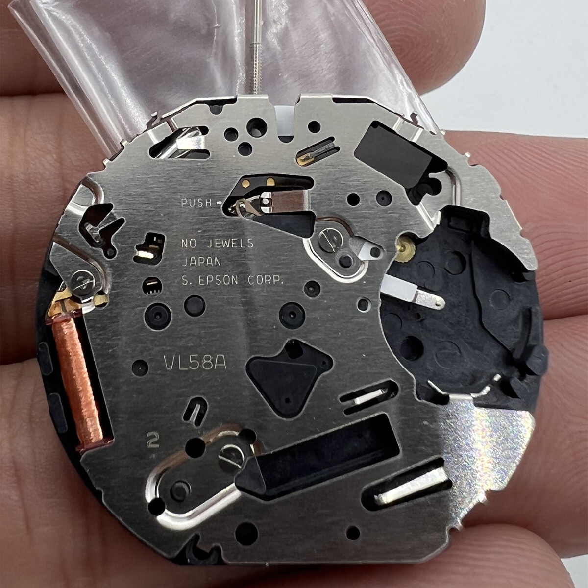 Hattori Epson TMI VL58 VL58A Watch Quartz Movement Japan Made Date